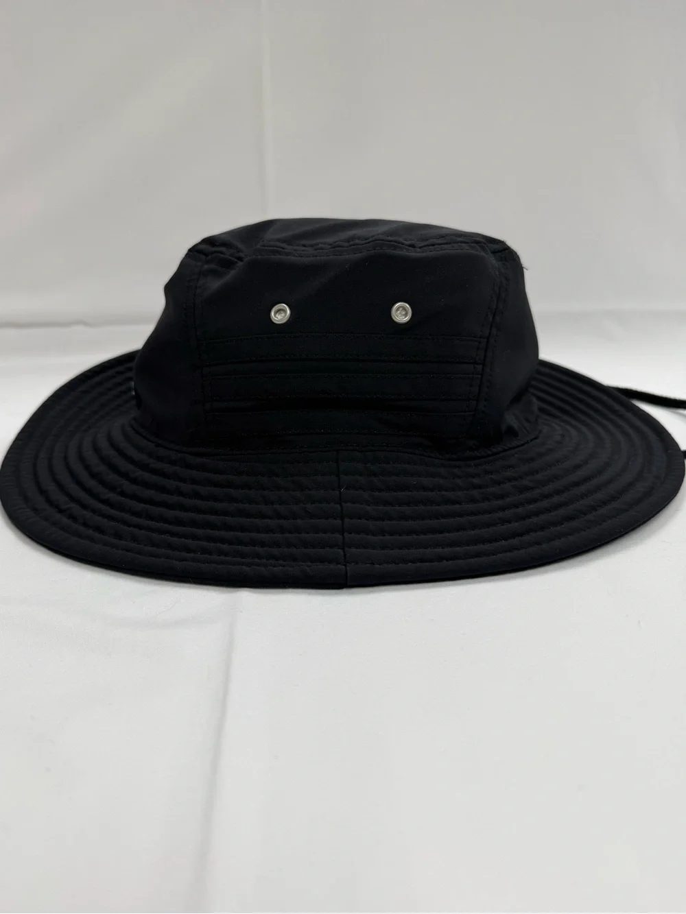 Adidas AeroReady Boonie Bucket Hat Black Wide Brim Sun Hat Adjustable Chin Strap